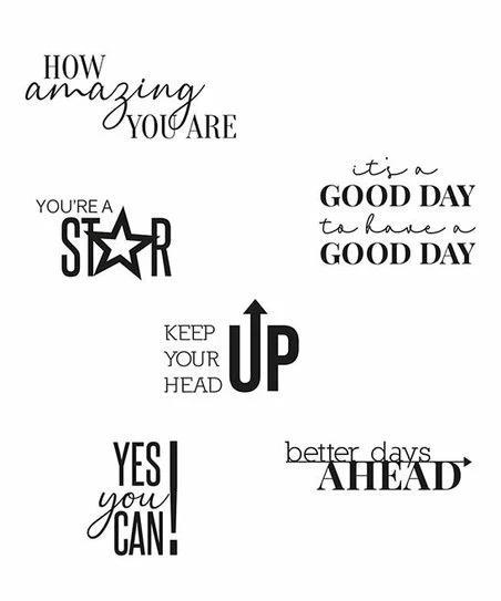 Wholesale 💯 Sizzix Silvertone Positive Signs Stamp Set 😀 1 Wholesale 💯 Sizzix Silvertone Positive Signs Stamp Set 😀