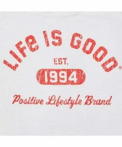 Buy 🔔 Life Is Good® Cloud White 'Positive Lifestyle' Tank - Plus 🤩 -Life Is Good®-shop zu103982549 alt 3 tm1647973711