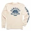 Best Pirce 😀 Life Is Good® Putty White 'Sawdust Is Man Glitter' Lite Crusher Tee - Men ✔️