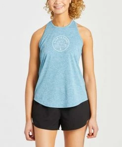 Promo 👍 Life Is Good® Persian Blue 'Positive Lifestyle' Sun Racerback Tank - 👩 Women & Plus ✨
