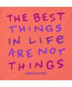 Best Pirce 😉 Life Is Good® Mango Orange 'Best Things' Logo Crewneck Tee - 👩 Women 🛒 5 Best Pirce 😉 Life Is Good® Mango Orange 'Best Things' Logo Crewneck Tee - 👩 Women 🛒 -Life Is Good®-shop zu103988682 alt 2 tm1647976514