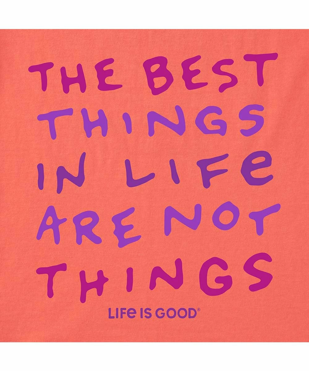 Best Pirce 😉 Life Is Good® Mango Orange 'Best Things' Logo Crewneck Tee - 👩 Women 🛒 3 Best Pirce 😉 Life Is Good® Mango Orange 'Best Things' Logo Crewneck Tee - 👩 Women 🛒 - Image 3