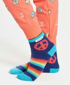 Buy ✨ Life Is Good® Mango Orange Peace Sign Pajama Pants - 👩 Women 😀 -Life Is Good®-shop zu103988870 alt 4 tm1647976514