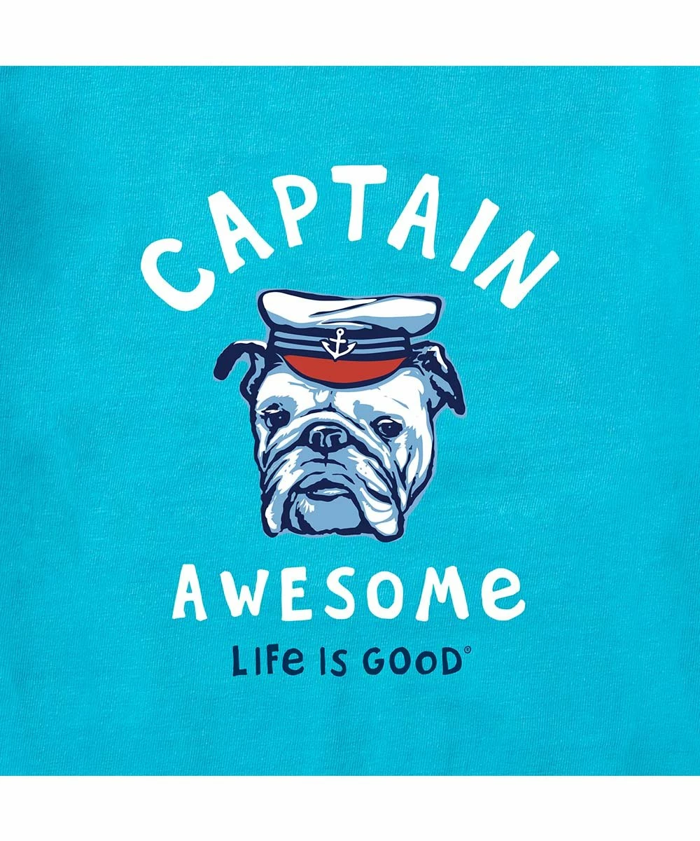 Flash Sale 💯 Life Is Good® Island Blue 'Captain Awesome' Long-Sleeve Bodysuit - Newborn & Infant 🤩 2 Flash Sale 💯 Life Is Good® Island Blue 'Captain Awesome' Long-Sleeve Bodysuit - Newborn & Infant 🤩 - Image 2