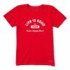 Budget 😉 Life Is Good® Red 'Positive Lifestyle Brand' Logo Crewneck Tee - 👩 Women & Plus 🔔