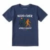 Deals 🔔 Life Is Good® Darkest Blue 'Hide & Seek World Champ' Logo Crewneck Tee - Kids 😀