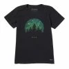 Best Pirce 🎉 Life Is Good® Jet Black 'Peace' Twinkling Tree Crusher Tee - 👩 Women 😀