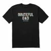 Hot Sale 👏 Life Is Good® Jet Black 'Grateful Dad' Tie-Dye Crusher Crewneck Tee - Men 🎉