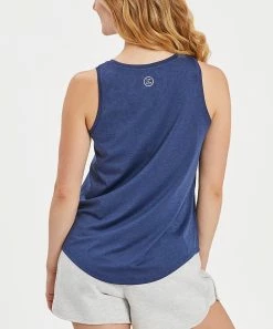 Wholesale ✔️ Life Is Good® Darkest Blue Cationic Active 'Namaste Positive' Racerback Tank - 👩 Women & Plus ⌛ -Life Is Good®-shop zu107090105 alt 3 tm1658318919