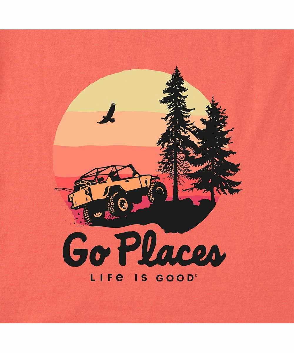 Brand new 🤩 Life Is Good® Mango Orange 'Go Places' Short-Sleeve Boxy Tee - 👩 Women 💯 2 Brand new 🤩 Life Is Good® Mango Orange 'Go Places' Short-Sleeve Boxy Tee - 👩 Women 💯 - Image 2