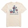 Budget ⭐ Life Is Good® Putty White 'Chillin' & Grillin' Crusher Crewneck Tee - Men 🛒