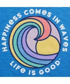 Best Pirce 🤩 Life Is Good® Royal Blue Textured 'Happiness Wave' Tank - 👩 Women & Plus 🥰 6 Best Pirce 🤩 Life Is Good® Royal Blue Textured 'Happiness Wave' Tank - 👩 Women & Plus 🥰 -Life Is Good®-shop zu107090747 alt 2 tm1658253129