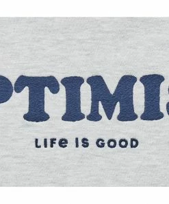Top 10 🌟 Life Is Good® Light Heather Gray 'Optimist' Simply True Pullover - 👩 Women 👍 -Life Is Good®-shop zu107091031 alt 2 tm1658253129