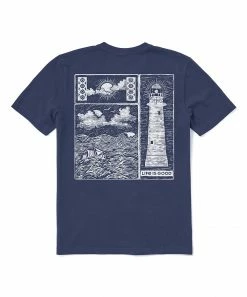 Coupon ⌛ Life Is Good® Darkest Blue 'Life Is Good' Woodblock Sea Crusher Crewneck Tee - Men 😀 9 Coupon ⌛ Life Is Good® Darkest Blue 'Life Is Good' Woodblock Sea Crusher Crewneck Tee - Men 😀 -Life Is Good®-shop zu107095974 alt 4 tm1658318634