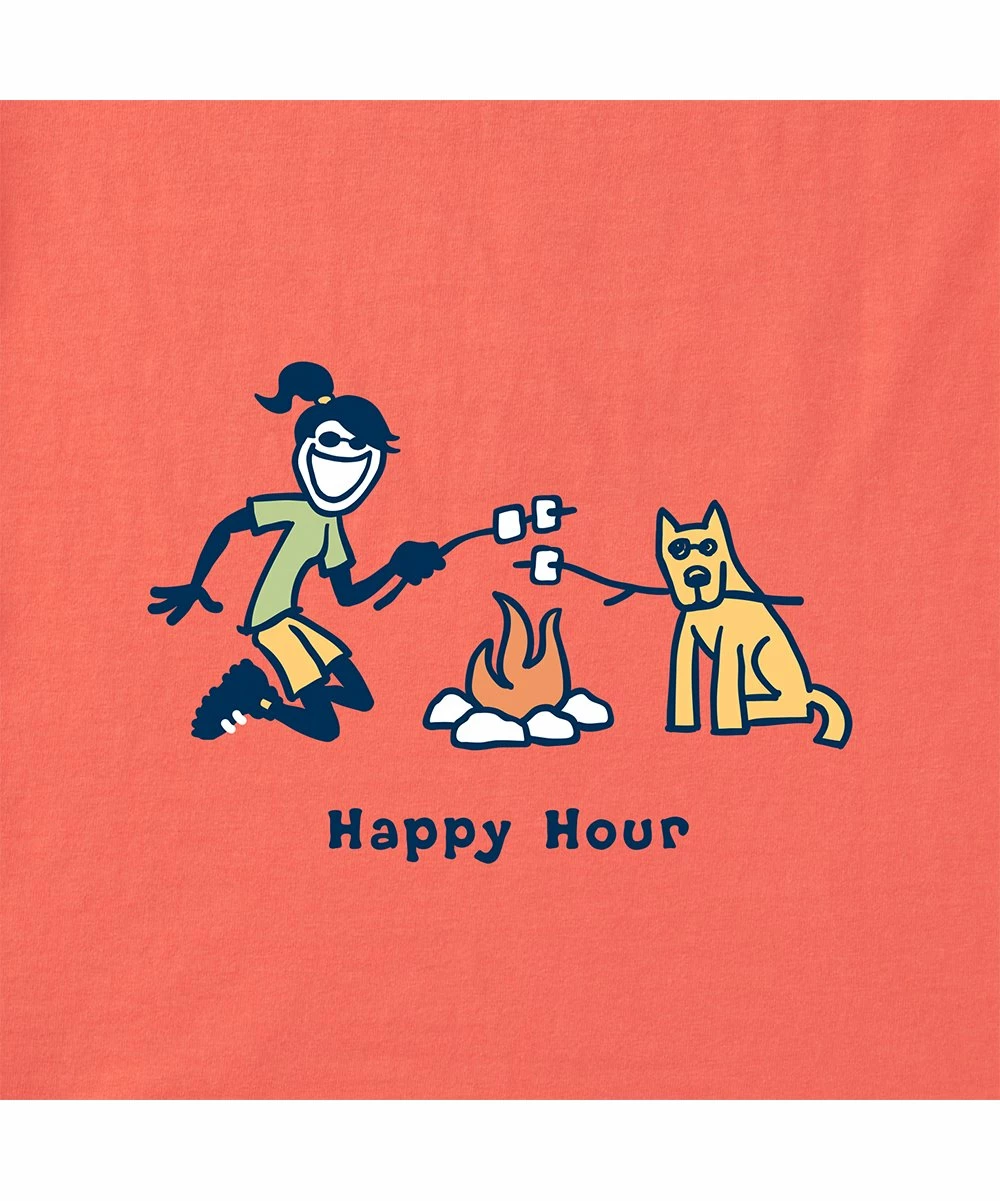 Top 10 😍 Life Is Good® Mango Orange Jackie 'Happy Hour' Crusher Tee - 👩 Women & Plus 🔔 2 Top 10 😍 Life Is Good® Mango Orange Jackie 'Happy Hour' Crusher Tee - 👩 Women & Plus 🔔 - Image 2