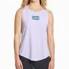 Best Pirce ⌛ Life Is Good® Lilac Purple Cationic Active Stripes Racerback Tank - 👩 Women ⌛