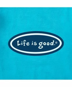 Best reviews of 😀 Life Is Good® Island Blue 'Life Is Good' Crusher Crewneck Tee - 👩 Women & Plus ✨ -Life Is Good®-shop zu107096988 alt 3 tm1658253129
