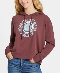 Flash Sale ❤️ Life Is Good® Mahogany Brown 'Do What You Love' Hoodie - 👩 Women & Plus 🤩 -Life Is Good®-shop zu107097318 alt 3 tm1658318634