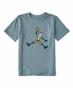 Best deal 🛒 Life Is Good® Smokey Blue Air Jake Tee - Kids 🛒