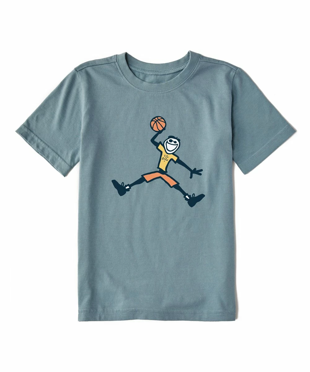 Best deal 🛒 Life Is Good® Smokey Blue Air Jake Tee - Kids 🛒 1 Best deal 🛒 Life Is Good® Smokey Blue Air Jake Tee - Kids 🛒