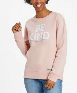 Best reviews of 🌟 Life Is Good® Himalayan Pink 'Be Kind' Long-Sleeve Tee - 👩 Women 👏 -Life Is Good®-shop zu109082129 alt 4 tm1663869014