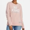 Best reviews of 🌟 Life Is Good® Himalayan Pink 'Be Kind' Long-Sleeve Tee - 👩 Women 👏
