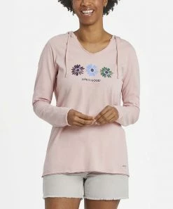 Flash Sale 🥰 Life Is Good® Himalayan Pink 'Life Is Good' Daisy Hooded Long-Sleeve Tee - 👩 Women ✨ 9 Flash Sale 🥰 Life Is Good® Himalayan Pink 'Life Is Good' Daisy Hooded Long-Sleeve Tee - 👩 Women ✨ -Life Is Good®-shop zu109088638 alt 4 tm1663958378