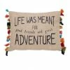 Best Sale 🎁 Levtex Home 'Life Was Meant For Adventure' Lumbar Pillow 💯