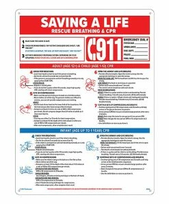 New ✨ Poolmaster 'Saving A Life' Emergency Pool Sign 💯