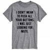 Wholesale ✨ Instant Message Men’s Athletic Heather 'Looking For Mute' Tee - Men 😍