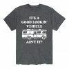 Best reviews of ❤️ Instant Message Men’s Heather Charcoal 'It's A Good Lookin' Vehicle Ain't It' Tee - Men 👏