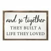Coupon 😍 Kendrick Home 'Built A Life They Loved' Framed Wall Sign ✔️
