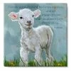 Best deal 😍 Darren Gygi Home Collection Blue 'Good Shepherd' Lamb Giclee Wrapped Canvas ⭐