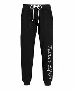 Cheap ⌛ Instant Message 👩 Women's Black 'Nurse Life' Joggers - 👩 Women & Plus 🔔